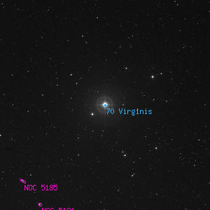 DSS image of 70 Virginis