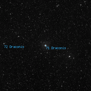 DSS image of 71 Draconis