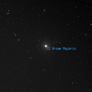 DSS image of 71 Ursae Majoris