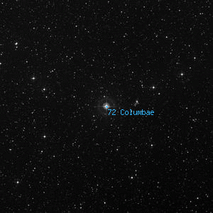 DSS image of 72 Columbae