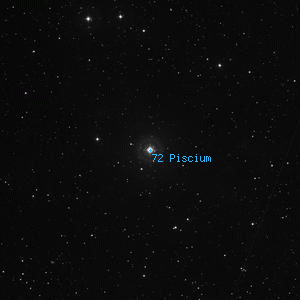 DSS image of 72 Piscium