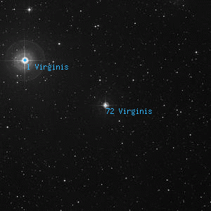 DSS image of 72 Virginis
