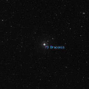 DSS image of 73 Draconis
