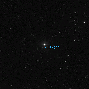 DSS image of 73 Pegasi