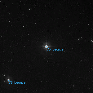 DSS image of 75 Leonis