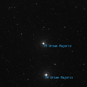 DSS image of 75 Ursae Majoris