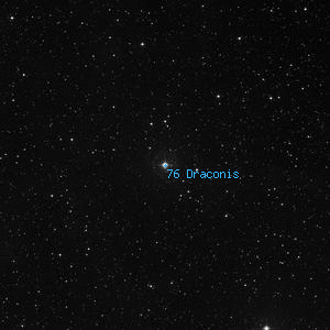 DSS image of 76 Draconis