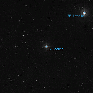 DSS image of 76 Leonis