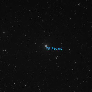 DSS image of 76 Pegasi
