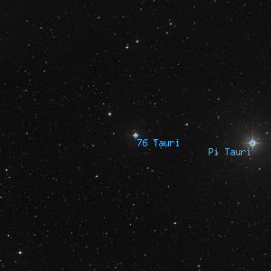 DSS image of 76 Tauri
