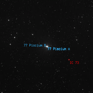 DSS image of 77 Piscium B
