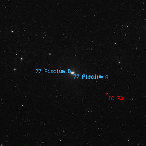 DSS image of 77 Piscium