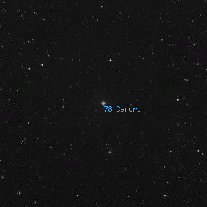 DSS image of 78 Cancri