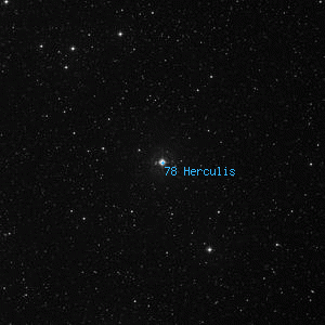 DSS image of 78 Herculis