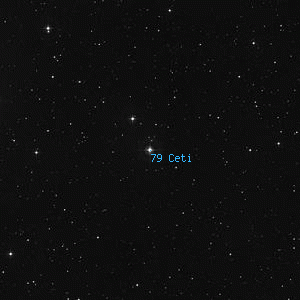 DSS image of 79 Ceti
