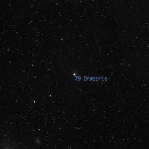 DSS image of 79 Draconis