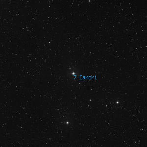 DSS image of 7 Cancri