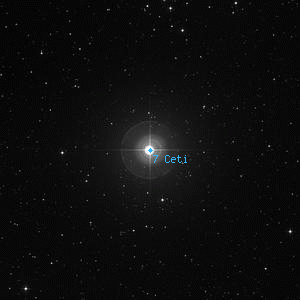 DSS image of 7 Ceti