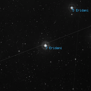 DSS image of 7 Eridani