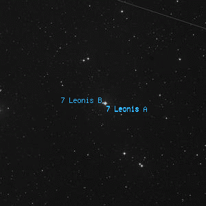 DSS image of 7 Leonis B