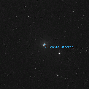 DSS image of 7 Leonis Minoris
