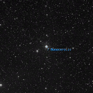 DSS image of 7 Monocerotis