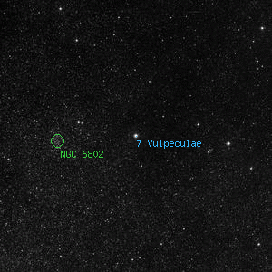 DSS image of 7 Vulpeculae