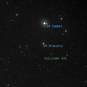 DSS image of 80 Draconis