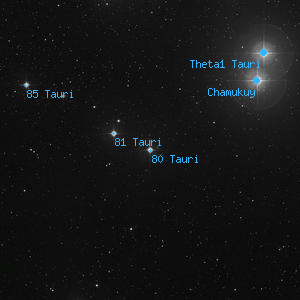 DSS image of 80 Tauri