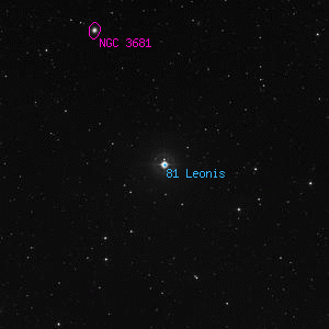DSS image of 81 Leonis