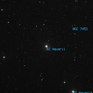 DSS image of 82 Aquarii