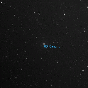 DSS image of 83 Cancri