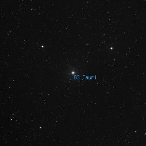 DSS image of 83 Tauri