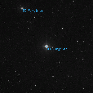 DSS image of 83 Virginis