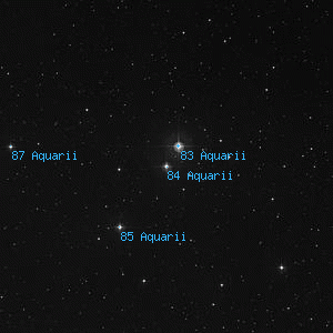 DSS image of 84 Aquarii