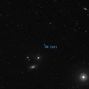 DSS image of 84 Ceti