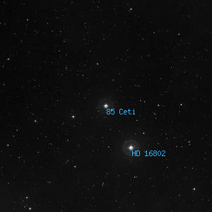 DSS image of 85 Ceti