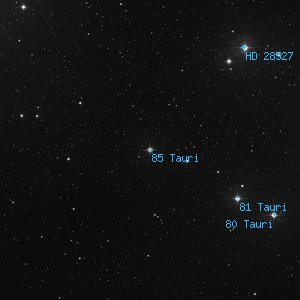 DSS image of 85 Tauri