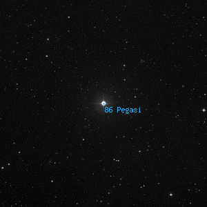 DSS image of 86 Pegasi
