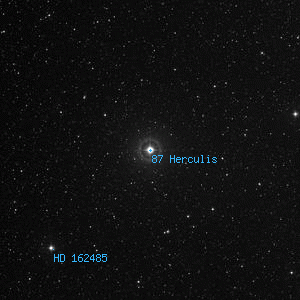 DSS image of 87 Herculis