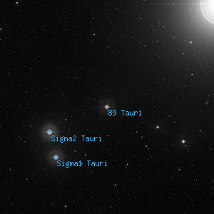 DSS image of 89 Tauri