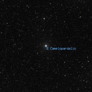 DSS image of 8 Camelopardalis