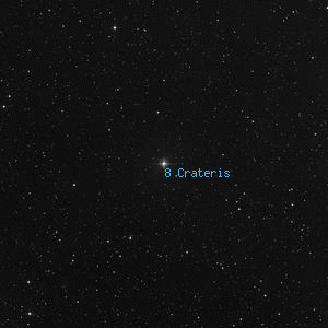 DSS image of 8 Crateris