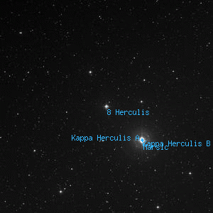 DSS image of 8 Herculis