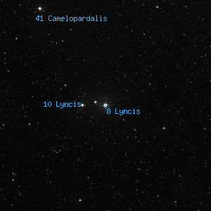 DSS image of 8 Lyncis
