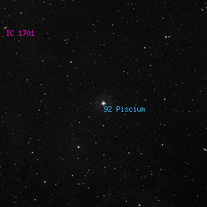 DSS image of 92 Piscium