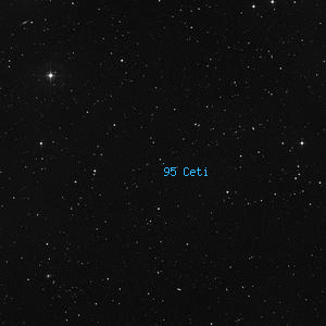 DSS image of 95 Ceti