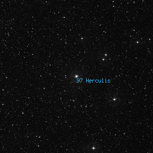 DSS image of 97 Herculis