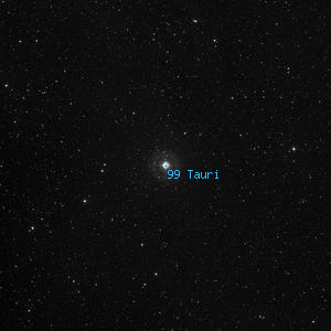 DSS image of 99 Tauri