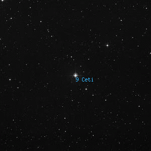 DSS image of 9 Ceti